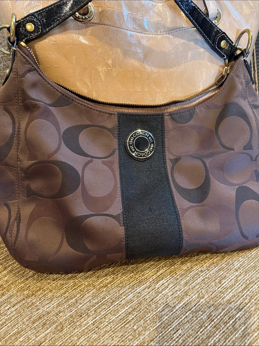 Coach Brown Signature Hobo Bag- Favorited Coach!!! 💼